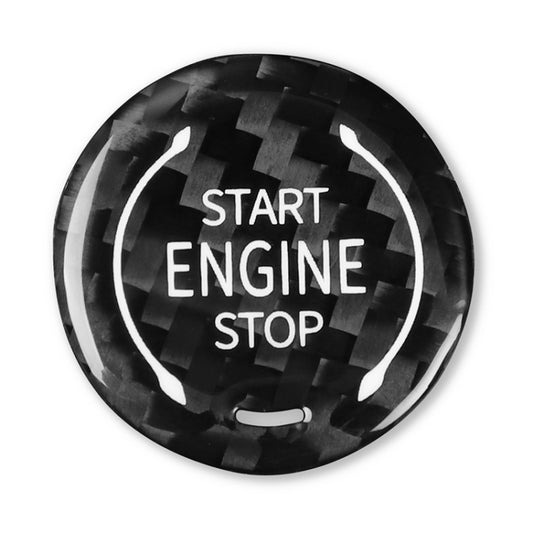 Car Carbon Fiber Engine Start Stop Ignition Button for Chevrolet Corvette C8 2020-2021