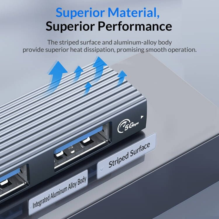 ORICO AH-W13 USB 3.1x1 + USB 2.0x2 to USB-C/Type-C Transmission + Charging Docking Station