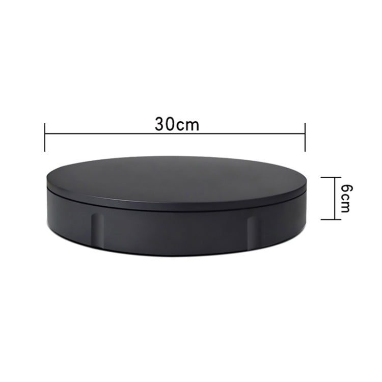 30cm Charging Rotating Display Stand Video Shooting Turntable, Load: 50kg