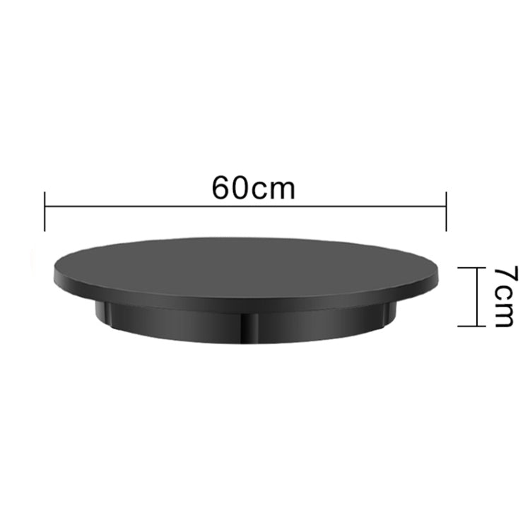 60cm Charging Rotating Display Stand Video Shooting Turntable, Load: 100kg