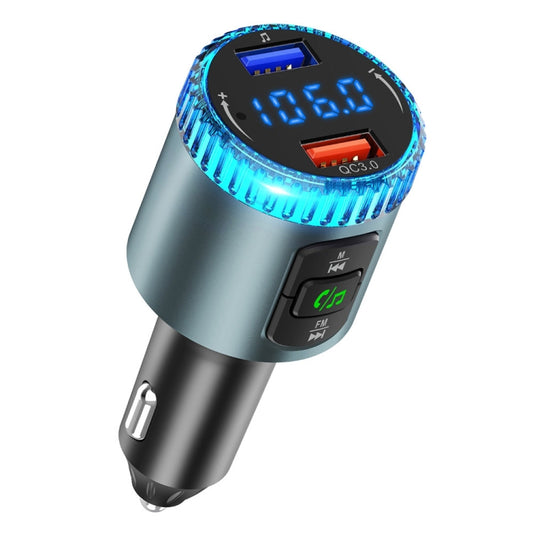 BC77 QC3.0 Fast Charging Car Bluetooth Hands-free MP3 Player FM Transmitter