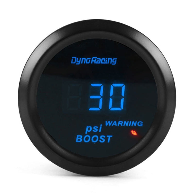 Car Modified 12V Universal 52mm Blue Light Digital Display Meter
