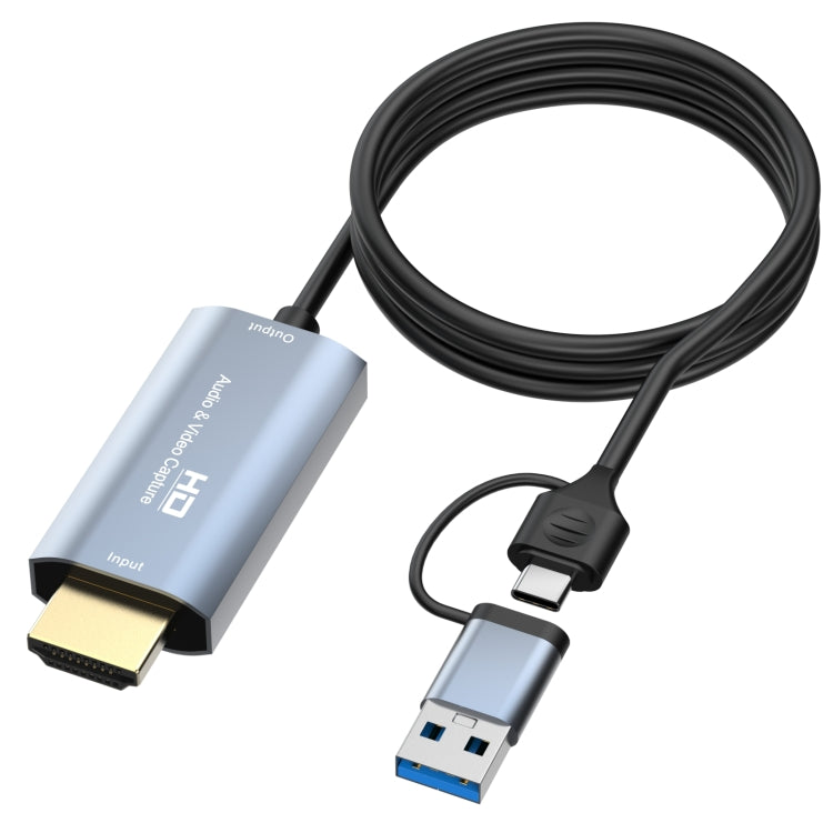 Z36 HDMI/M to USB-Type C/M HD Video Capture Card, Length: 2m