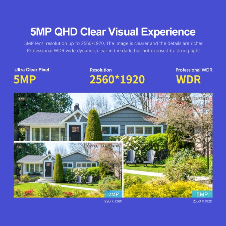 SriHome SH041 5.0MP 20X Optical Zoom 2.4G/5G WiFi Waterproof AI Auto Tracking H.265 Video Surveillance