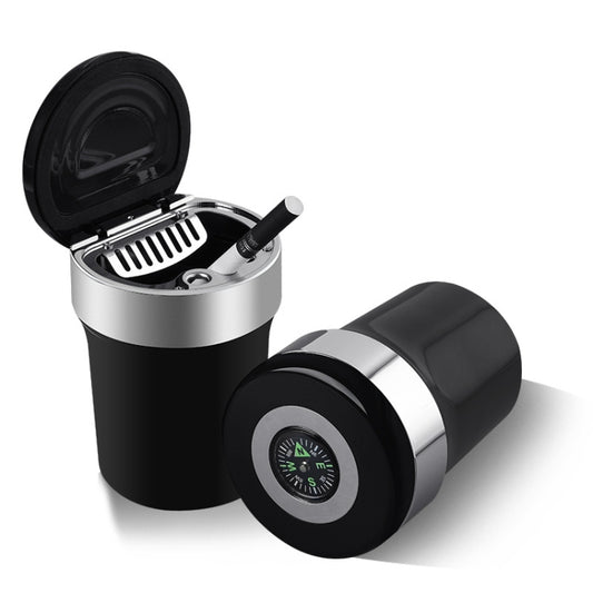 Car Compass Ashtray Built-in LED