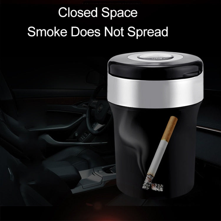 Car Compass Ashtray Built-in LED