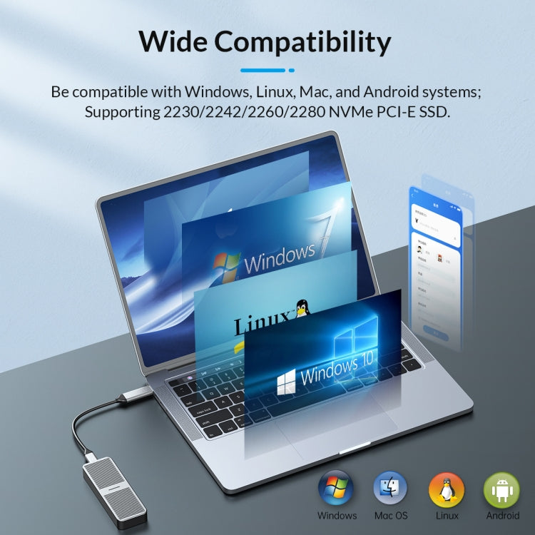 ORICO USB3.2 20Gbps M.2 NVMe SSD Enclosure