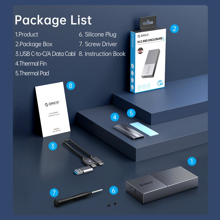 ORICO M.2 NGFF SATA SSD Enclosure