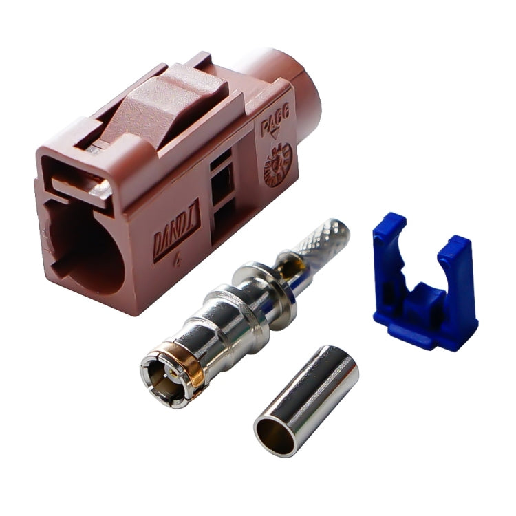 For RG174 Cable Fakra Radio Crimp Female Jack / Plug Connector with Phantom RF Coaxial