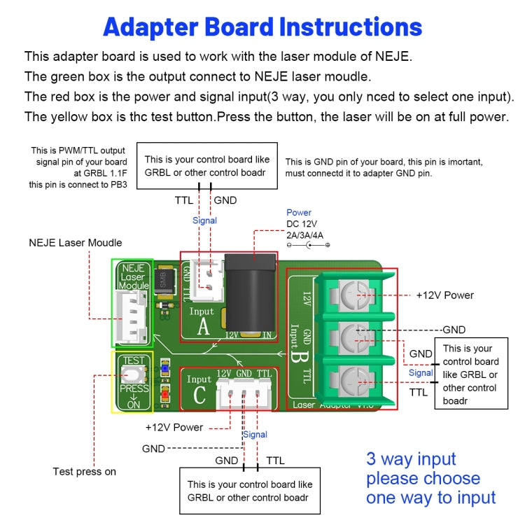 NEJE A40640 40W 450nm Laser Engraver Module Kits