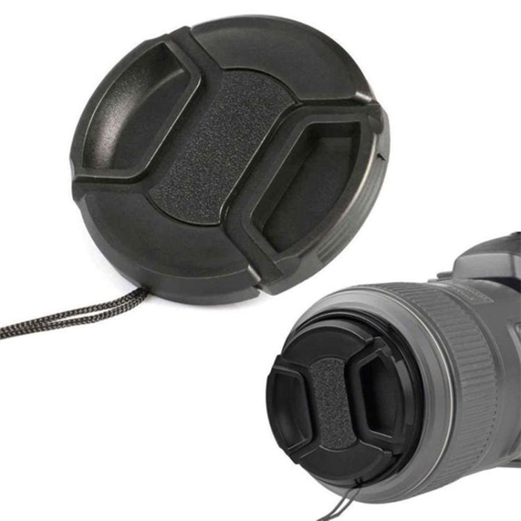 86mm Center Pinch Camera Lens Cap for Canon