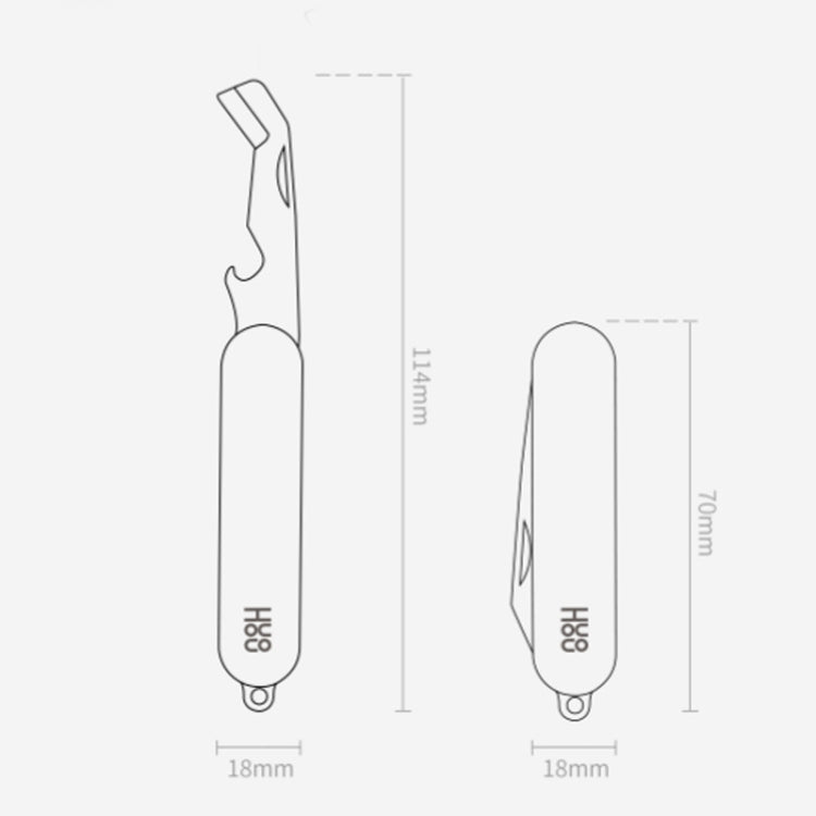 Original Xiaomi Youpin Huohou Mini Unpacking Foldable Knife