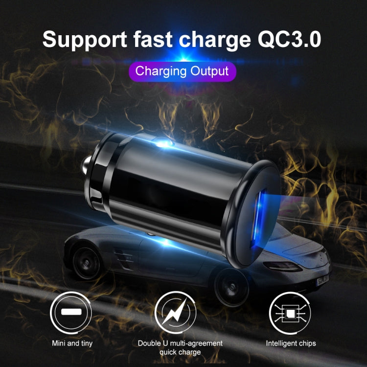SY-681 Cigarette Lighter Conversion Plug Multi-function USB Car Fast Charger