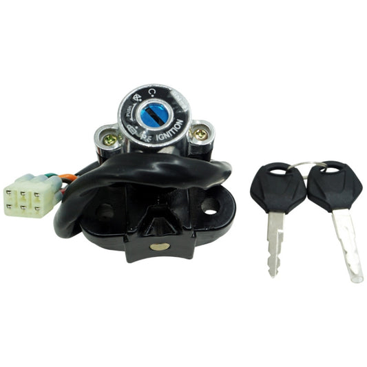 Motorcycle Ignition Switch Key Electric Door Lock For GSXR600 7500 GSF600 1200