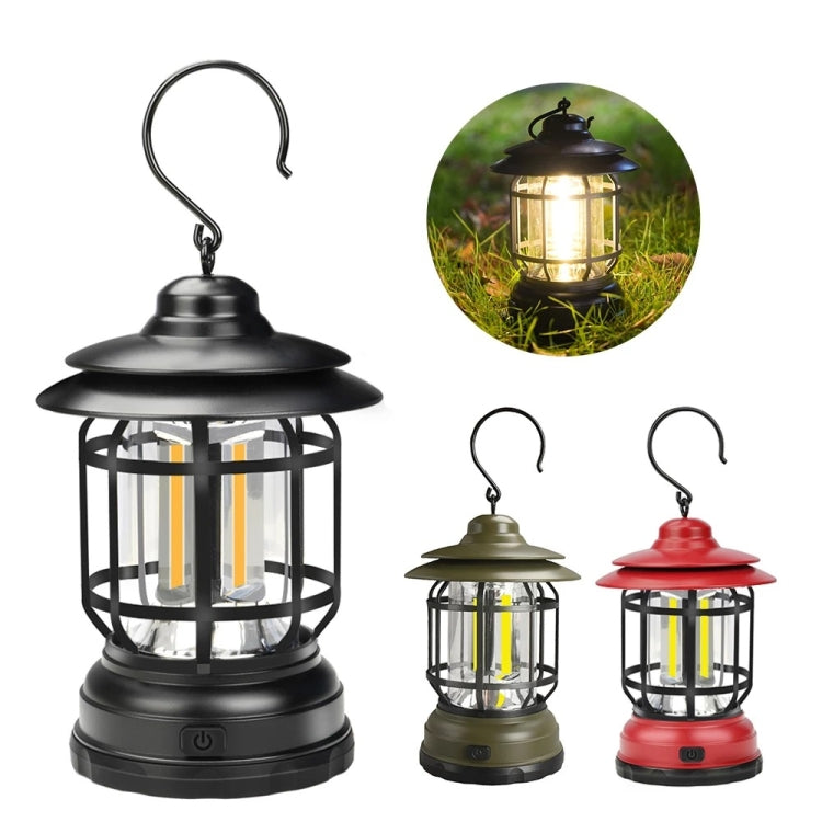 Portable Retro Hanging Lamp Lantern Camping Tent Light