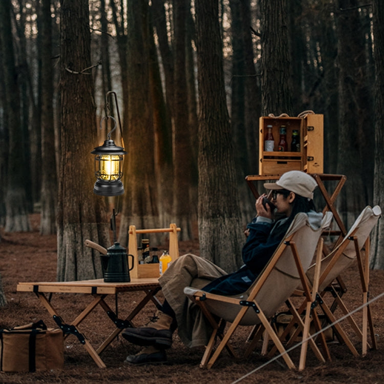 Portable Retro Hanging Lamp Lantern Camping Tent Light