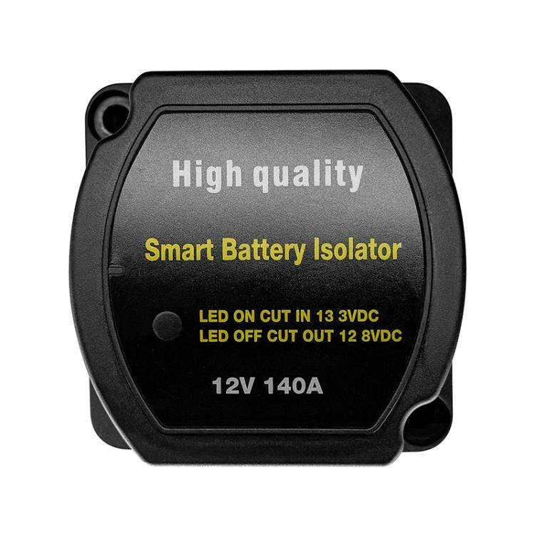 12V 140A Car Yacht RV Smart Dual Battery Isolation Controller with Relay