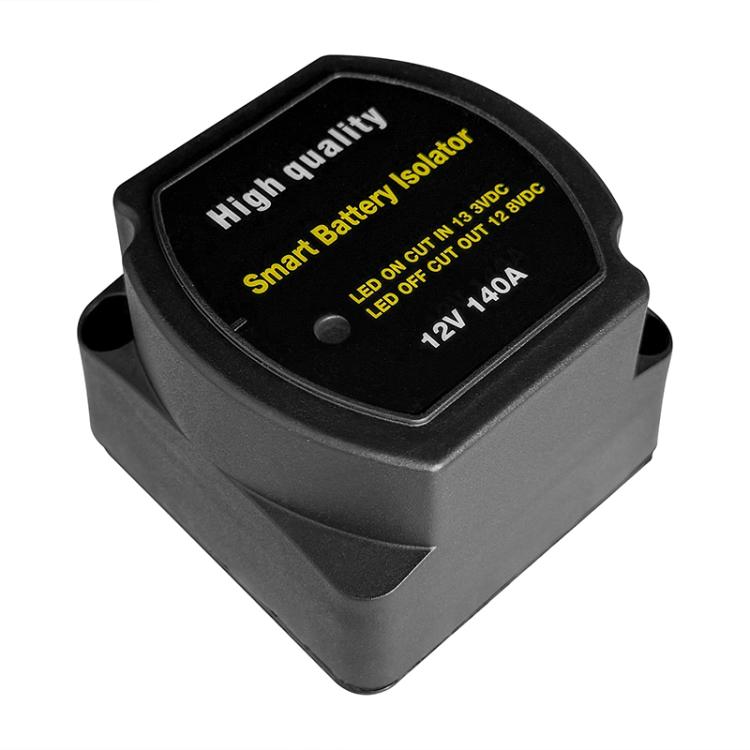 12V 140A Car Yacht RV Smart Dual Battery Isolation Controller with Relay