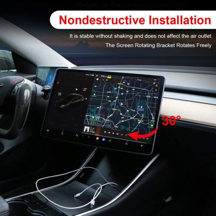 For Tesla Model 3 / Y 2017-2022 Car Monitor Rotation Mount