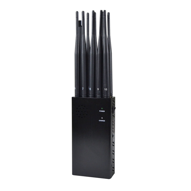 JAX-121A-10B 2G/3G/4G/WIFI/GPS/LOJACK 10 Antennas Mobile Signal Jammer