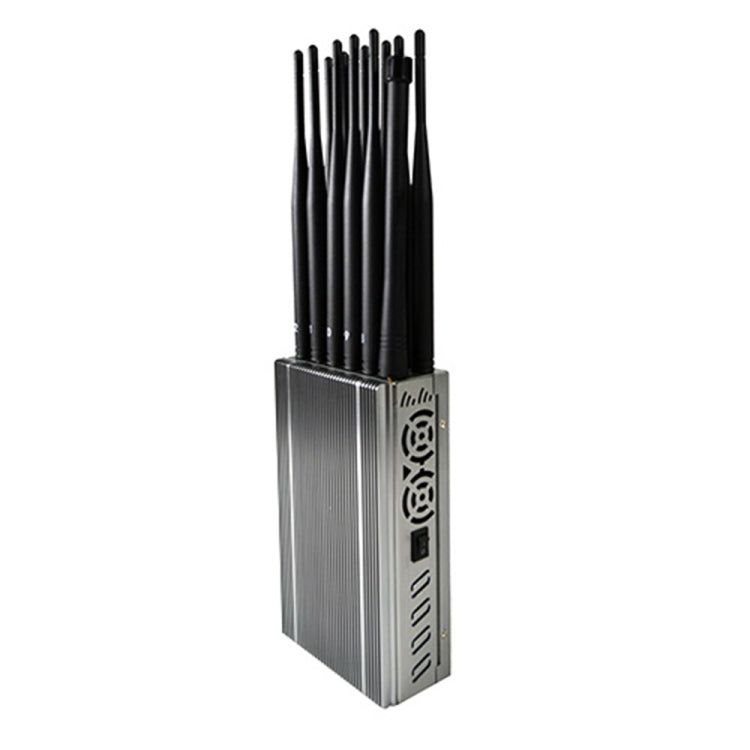 JAX-121A-12A 2G/3G/4G/5.8G/WIFI/GPS/LOJACK Mobile Signal Jammer with Remote Control