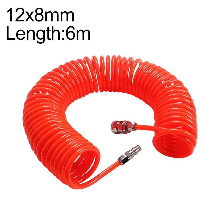 LAIZE Compressor Air Flexible PU Spring Tube with Connector