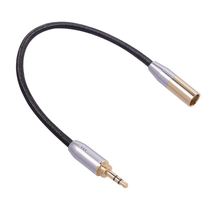 SB423M120-03 6.35mm + 3.5mm Male to Mini XLR 3pin Male Audio Cable, Length: 30cm