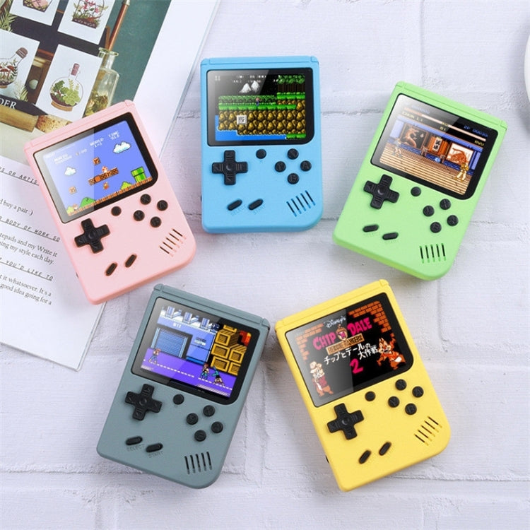 MK800 Doubles 3.0 inch Macaron Mini Handheld Game Console Built-in 800 Games