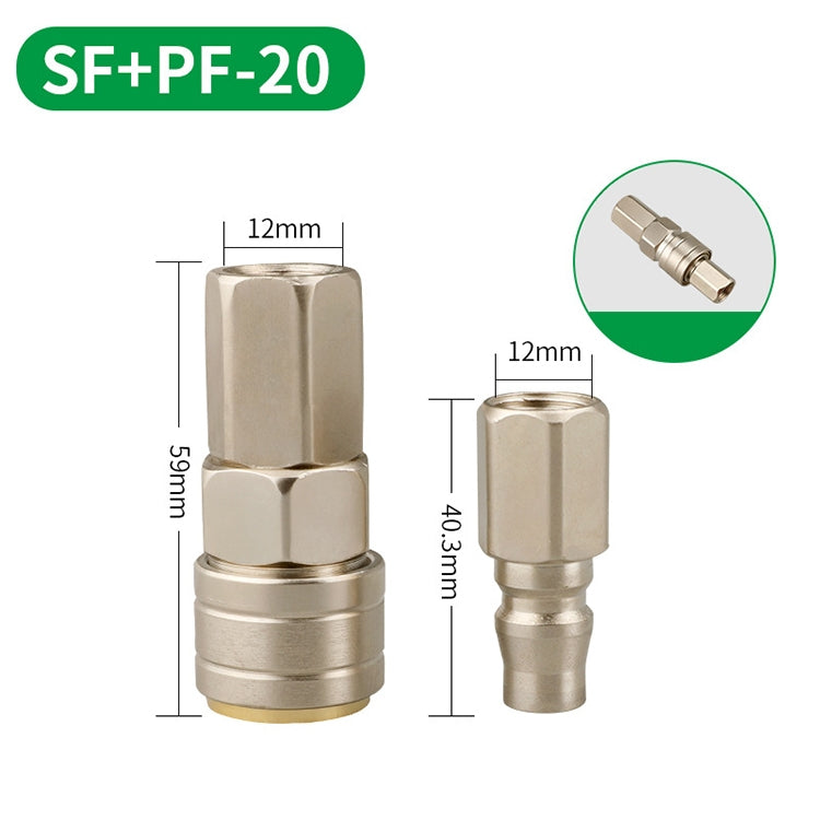 10pcs C-type Self-lock Pneumatic Quick Fitting Connector