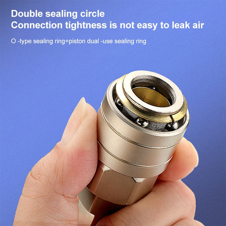 10pcs C-type Self-lock Pneumatic Quick Fitting Connector