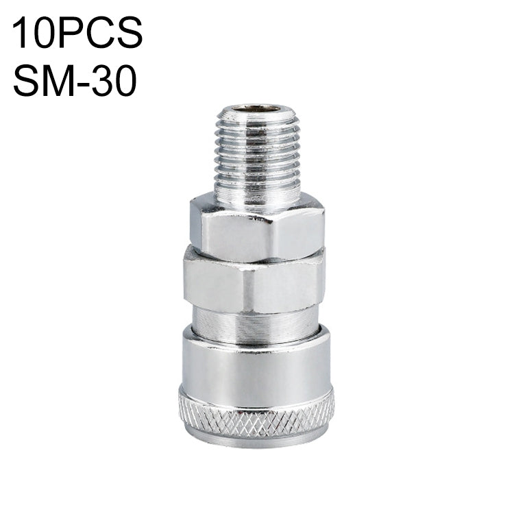 10pcs C-type Self-lock Air Tube Pneumatic Quick Fitting Connector