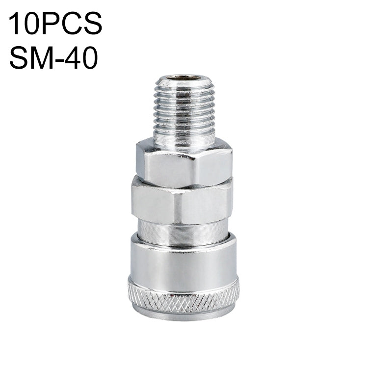 10pcs C-type Self-lock Air Tube Pneumatic Quick Fitting Connector