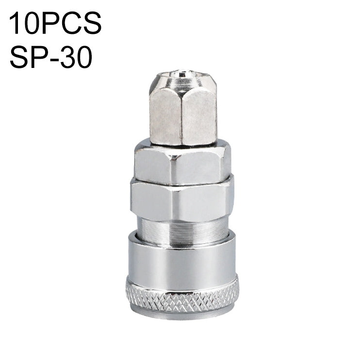 10pcs C-type Self-lock Air Tube Pneumatic Quick Fitting Connector