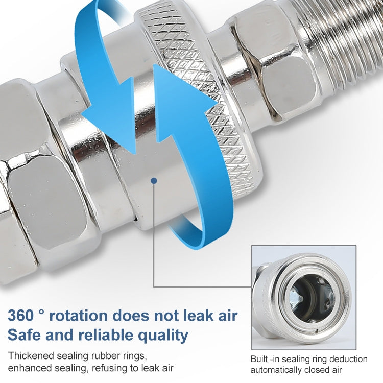 10pcs C-type Self-lock Air Tube Pneumatic Quick Fitting Connector