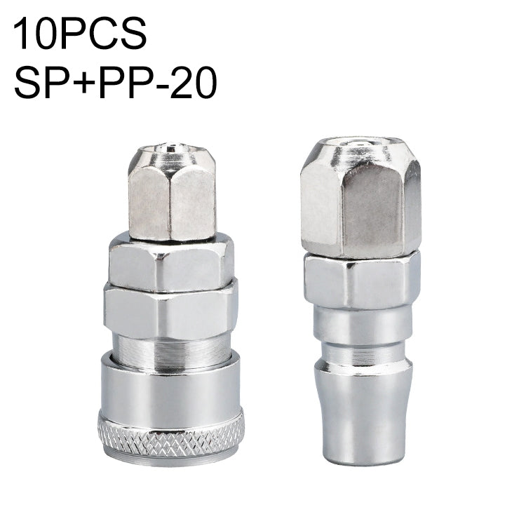 10pcs C-type Self-lock Air Tube Pneumatic Quick Fitting Connector