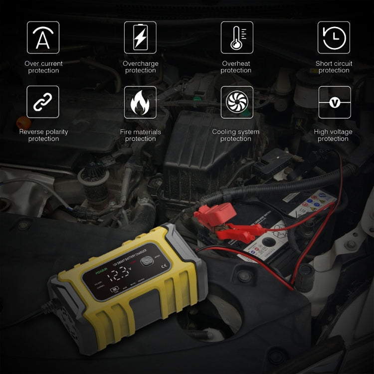 FOXSUR 6A 12V Motorcycle / Car Smart Battery Charger