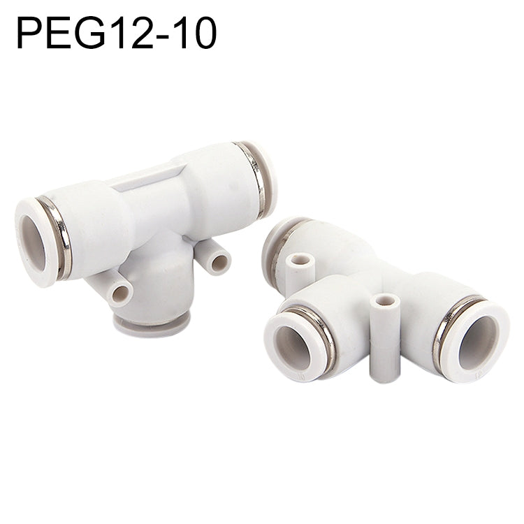 PEG6-4 LAIZE 2pcs PW T-type Tee Reducing Pneumatic Quick Fitting Connector