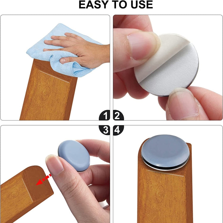 16 in 1 20mm Round Table Chairs Non-slip Foot Mat