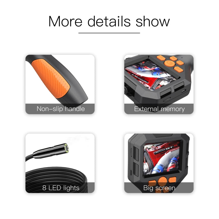 P10 2.8 inch HD Handheld Endoscope with LCD Screen