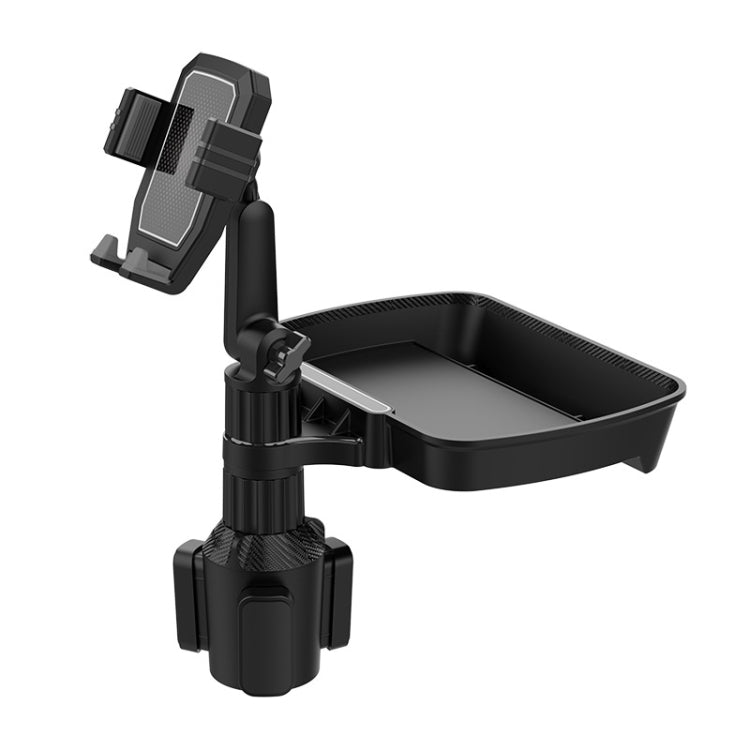 Car Drink Water Cup Mobile Phone Holder 360 Degree Rotating Dinner Plate