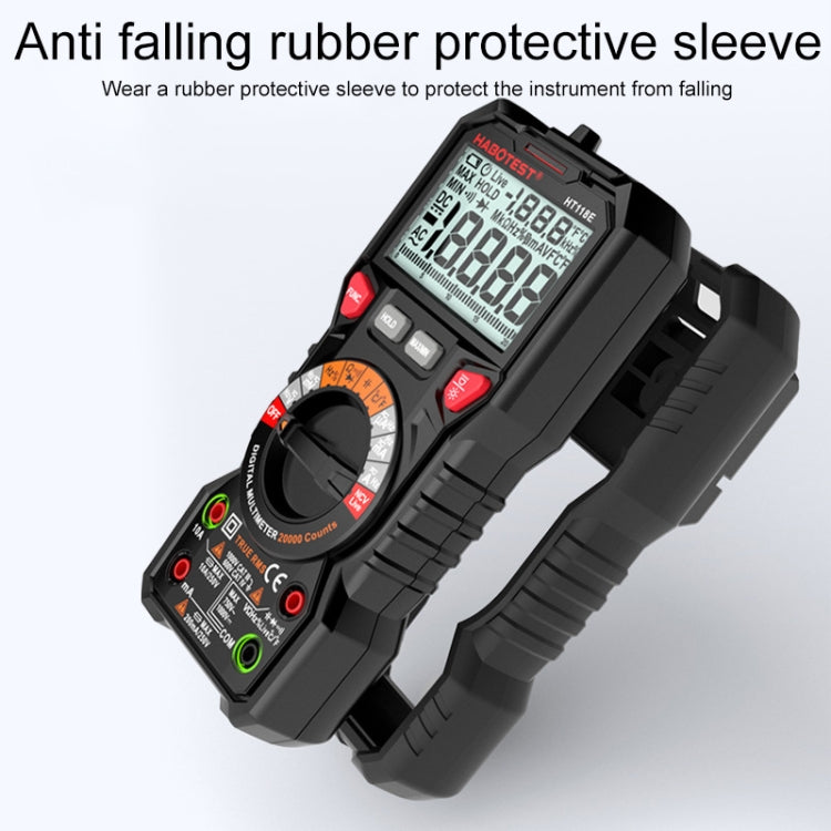 HABOTEST HT118E Handheld High-precision Full Gear Fire Prevention Digital Multimeter