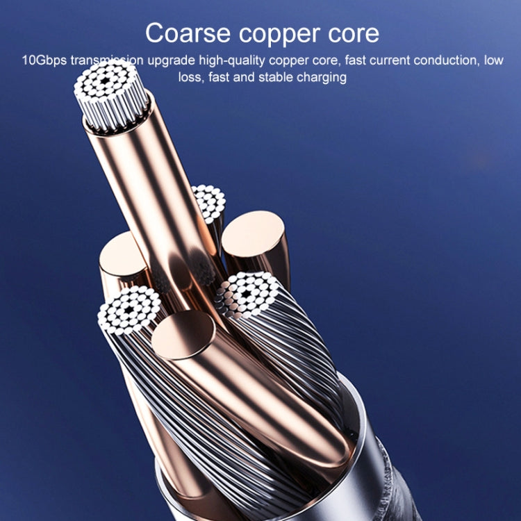 For Steam Deck Gen2 100W USB-C/Type-C Male to USB-C/Type-C Male Stereo Curved Data Cable