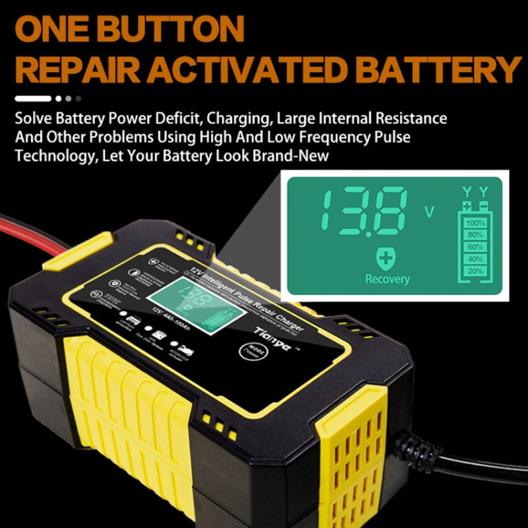 Motorcycle / Car Battery Smart Charger with LCD Creen