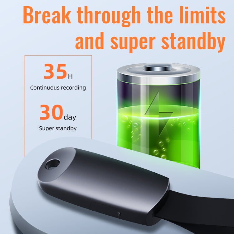 JNN S26 Smart Digital Noise Canceling Voice Recorder with Lanyard