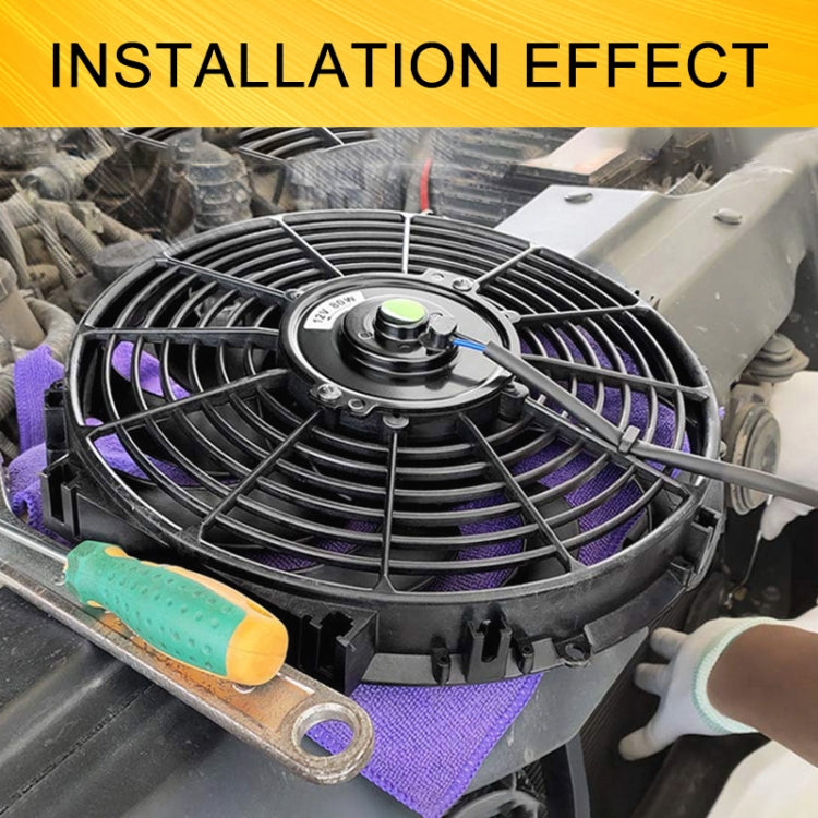 12V 80W Car Powerful Transmission Oil Cooling Fan with Mounting Accessorie