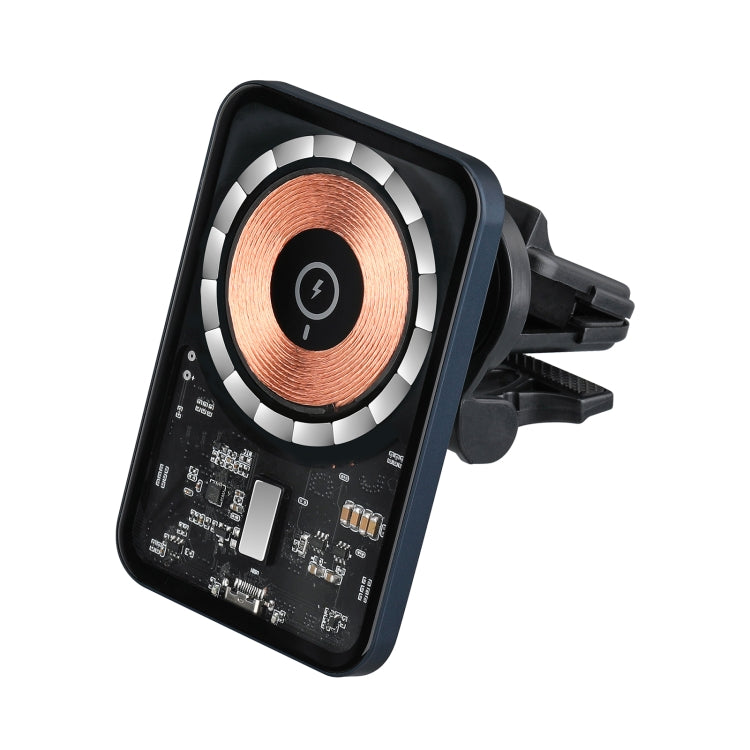 Transparent Magnetic Air Vent Wireless Car Charger