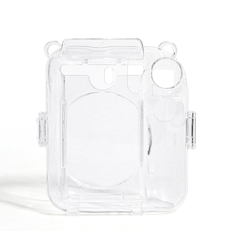 Crystal Hard Acrylic Camera Case with Shoulder Strap