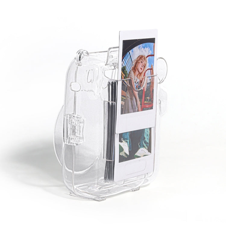 Crystal Hard Acrylic Camera Case with Shoulder Strap