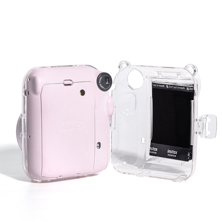 Crystal Hard Acrylic Camera Case with Shoulder Strap