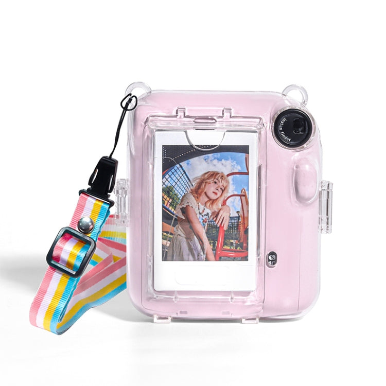 Crystal Hard Acrylic Camera Case with Shoulder Strap